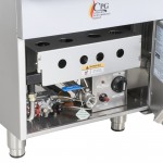 Cooking Performance Group FCPG30 Liquid Propane 30 lb. Countertop Fryer - 53,000 BTU