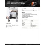 Cooking Performance Group FCPG30 Liquid Propane 30 lb. Countertop Fryer - 53,000 BTU