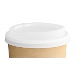 EcoChoice 24 oz. Kraft Compostable Paper Hot Cup and PLA Lid - 50/Case