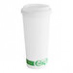 EcoChoice 24 oz. Kraft Compostable Paper Hot Cup and PLA Lid - 50/Case