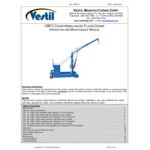 Vestil CBFC-500 Mobile Counter-Balanced Telescoping Floor Crane with 90 Vestil CBFC-500 Mobile Counter-Balanced Telescoping Floor Crane with 90