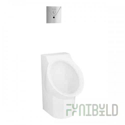 American Standard Decorum 6043001EC.020 White Vitreous China High-Efficiency Washout Urinal with EverClean and Back Spud Inlet - 0.125 GPF