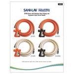 Sani-Lav H50W3NP1 White Wash-Down Kit with 50' Hose and Orange Spray Nozzle