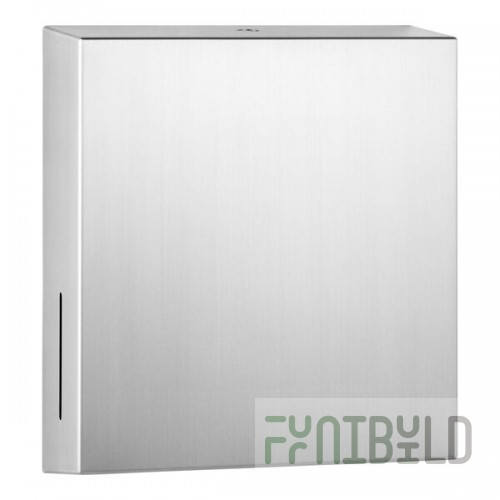 Bobrick Fino B-9262 Surface-Mounted Stainless Steel C-Fold / Multifold Paper Towel Dispenser with Satin Finish
