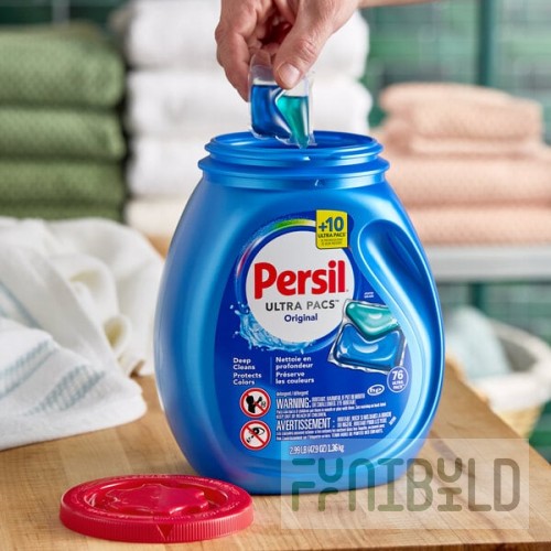 Persil Ultra Pacs Original 76-Count Laundry Detergent Pacs - 4/Case