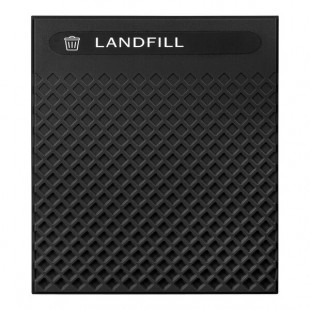 Rubbermaid® 2182679 Black Resin Large 