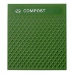 Rubbermaid® 2182679 Black Resin Large 