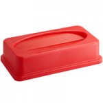 Rubbermaid® 1956189 Slim Jim 92 Qt. / 23 Gallon Red Rectangular Trash Can