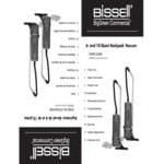 Bissell Commercial BG1001 10 Qt. Backpack Vacuum Cleaner with 4' Swivel Hose and HEPA Filtration