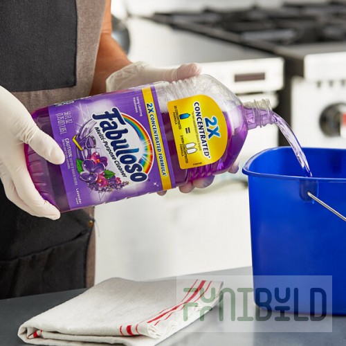 Fabuloso CPC53041 56 oz. Concentrated Formula Lavender Scent Multi-Purpose Cleaner