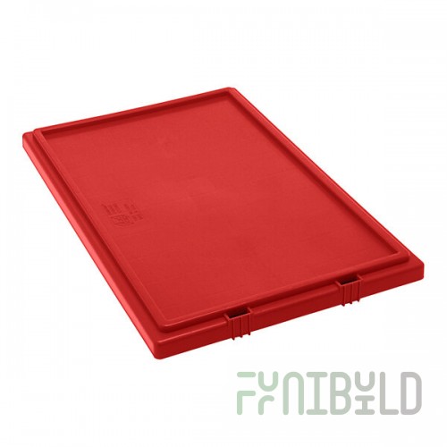 Quantum LID241RD Red Lid for SNT240RD Stack and Nest Tote