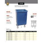 R&B Wire Products, Inc. 14 Bushel Blue Heavy-Duty Polypropylene Truck 4614B