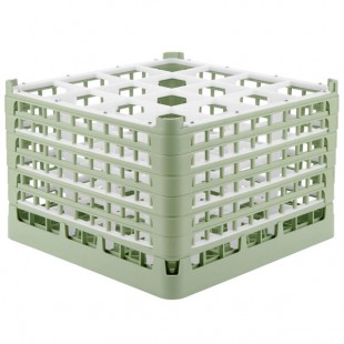 Vollrath 52737 Signature Full-Size Light Green 16-Compartment 11 3/8