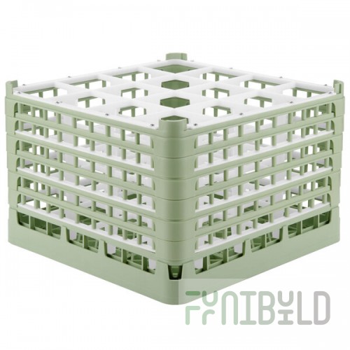 Vollrath 52737 Signature Full-Size Light Green 16-Compartment 11 3/8
