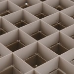 Vollrath TR13CCCC Traex® Full-Size Beige 36-Compartment 6 3/4