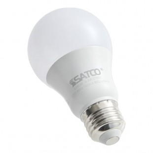 Satco S39596 9.5 Watt (60 Watt Equivalent) Frosted Warm White Multi-Directional LED Light Bulb, 120V (A19) - 4/Pack Satco S39596 9.5 Watt (60 Watt Equivalent) Frosted Warm White Multi-Directional LED Light Bulb, 120V (A19) - 4/Pack