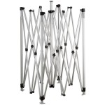 Backyard Pro Courtyard Series 10' x 10' White Straight Leg Aluminum Instant Pop Up Canopy Tent Deluxe Kit with 4 Side Walls Backyard Pro Courtyard Series 10' x 10' White Straight Leg Aluminum Instant Pop Up Canopy Tent Deluxe Kit with 4 Side Walls