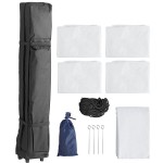 Backyard Pro Courtyard Series 10' x 10' White Straight Leg Aluminum Instant Pop Up Canopy Tent Deluxe Kit with 4 Side Walls Backyard Pro Courtyard Series 10' x 10' White Straight Leg Aluminum Instant Pop Up Canopy Tent Deluxe Kit with 4 Side Walls