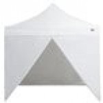 Backyard Pro Courtyard Series 10' x 10' White Straight Leg Aluminum Instant Pop Up Canopy Tent Deluxe Kit with 4 Side Walls Backyard Pro Courtyard Series 10' x 10' White Straight Leg Aluminum Instant Pop Up Canopy Tent Deluxe Kit with 4 Side Walls
