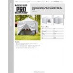 Backyard Pro Courtyard Series 10' x 10' White Straight Leg Aluminum Instant Pop Up Canopy Tent Deluxe Kit with 4 Side Walls Backyard Pro Courtyard Series 10' x 10' White Straight Leg Aluminum Instant Pop Up Canopy Tent Deluxe Kit with 4 Side Walls