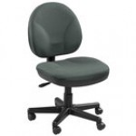 Eurotech OSS400-H06 OSS Series Ebony Fabric Mid Back Swivel Office Chair