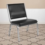 Flash Furniture Hercules Black Vinyl Bariatric Medical Reception Chair Flash Furniture Hercules Black Vinyl Bariatric Medical Reception Chair