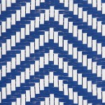 Lancaster Table & Seating Bistro Blue and White Teslin Outdoor Arm Chair Lancaster Table & Seating Bistro Blue and White Teslin Outdoor Arm Chair