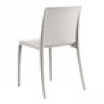 Lancaster Table & Seating Rio Cool Oyster Gray Resin Side Chair Lancaster Table & Seating Rio Cool Oyster Gray Resin Side Chair