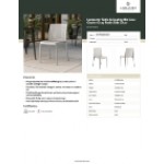 Lancaster Table & Seating Rio Cool Oyster Gray Resin Side Chair Lancaster Table & Seating Rio Cool Oyster Gray Resin Side Chair