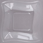 Fineline Wavetrends 112-L Clear PET Dome Lid for 12 oz. Bowl - 120/Case