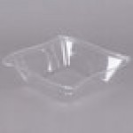 Fineline Wavetrends 112-L Clear PET Dome Lid for 12 oz. Bowl - 120/Case