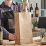 Choice Heavy Duty 25 lb. Shorty Heavy-Duty Natural Kraft Bag - 400/Case