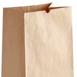 Choice Heavy Duty 25 lb. Shorty Heavy-Duty Natural Kraft Bag - 400/Case