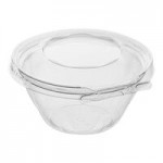 Inline Plastics 2-Compartment Tray Insert for Safe-T-Fresh 20, 24, 30, and 32 oz. Rectangular Hinged Containers - 360/Case