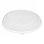 World Centric Compostable Clear PLA Lid for 36-64 oz. Fiber Take-Out Bowls - 300/Case