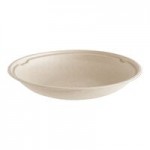 World Centric Compostable Clear PLA Lid for 36-64 oz. Fiber Take-Out Bowls - 300/Case