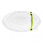 World Centric Clear Dome PLA Lid for 24, 32, 48 oz. Deli Bowls - 600/Case