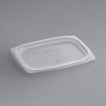 World Centric Clear Dome PLA Lid for 24, 32, 48 oz. Deli Bowls - 600/Case