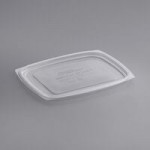 World Centric Clear Dome PLA Lid for 24, 32, 48 oz. Deli Bowls - 600/Case