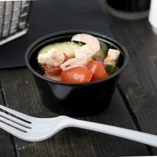 Solo P325BLK 3.25 oz. Black Polystyrene Souffle Cup / Portion Cup - 2,500/Case Solo P325BLK 3.25 oz. Black Polystyrene Souffle Cup / Portion Cup - 2,500/Case