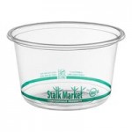 Stalk Market Clear PLA Plastic Lid for 8, 12, 16, 32 oz. Deli Containers - 600/Case Stalk Market Clear PLA Plastic Lid for 8, 12, 16, 32 oz. Deli Containers - 600/Case