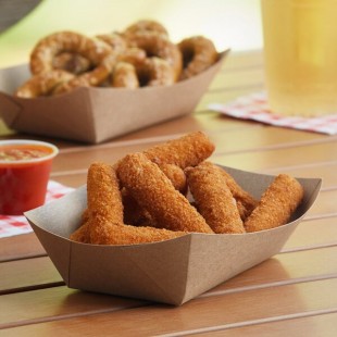 Southern Champion #300 3 lb. Grease-Resistant Kraft Paper Food Tray - 500/Case