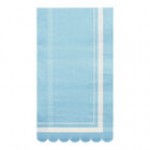Sophistiplate Cream Scalloped Edge Paper Guest Towel - 240/Case