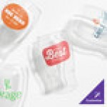 Tossware POP 18 oz. Customizable Plastic Pint Glass - 210/Case Tossware POP 18 oz. Customizable Plastic Pint Glass - 210/Case
