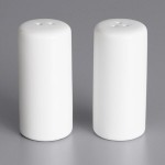 American Metalcraft CSPR1 2.5 oz. Ceramic Round Salt and Pepper Shaker Set American Metalcraft CSPR1 2.5 oz. Ceramic Round Salt and Pepper Shaker Set