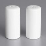 American Metalcraft CSPR1 2.5 oz. Ceramic Round Salt and Pepper Shaker Set American Metalcraft CSPR1 2.5 oz. Ceramic Round Salt and Pepper Shaker Set