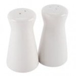 American Metalcraft CSPR1 2.5 oz. Ceramic Round Salt and Pepper Shaker Set American Metalcraft CSPR1 2.5 oz. Ceramic Round Salt and Pepper Shaker Set