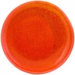Front of the House Kiln 1.5 oz. Blood Orange Porcelain Ramekin - 12/Case