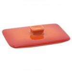 Front of the House Kiln 1.5 oz. Blood Orange Porcelain Ramekin - 12/Case