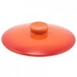 Front of the House Kiln 1.5 oz. Blood Orange Porcelain Ramekin - 12/Case